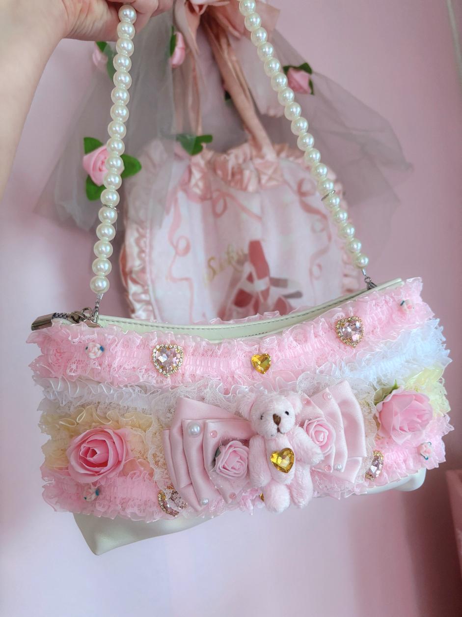 ♡hime heart bear bag♡
